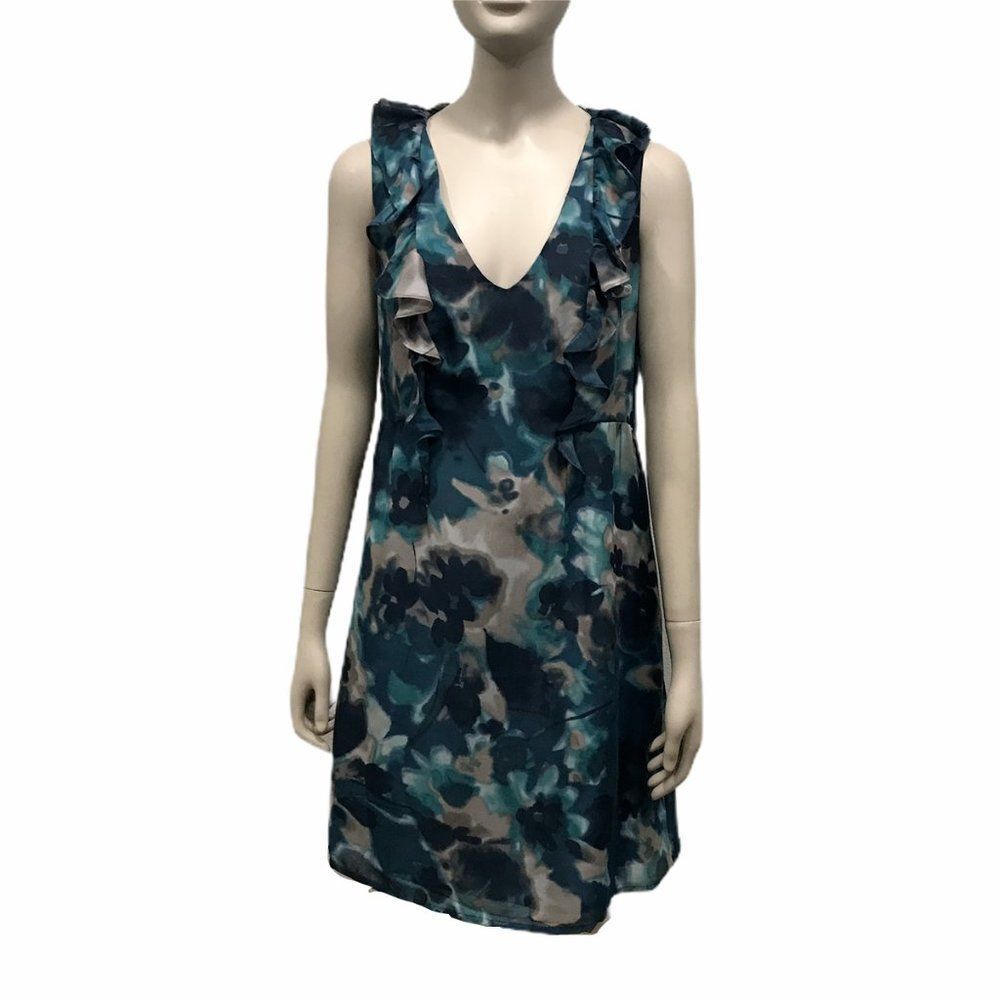 Ann Taylor Loft Floral‎ Print Sleeveless Dress 4